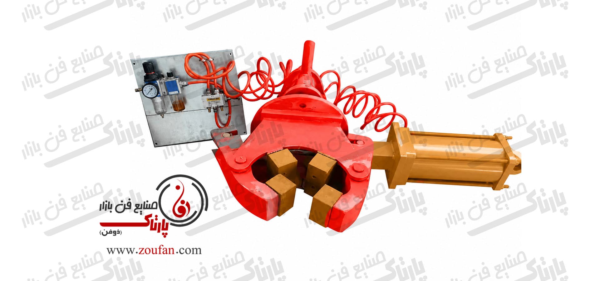 گیره پنوماتیکی سیلندر اکسیژن – کد: 34.016
