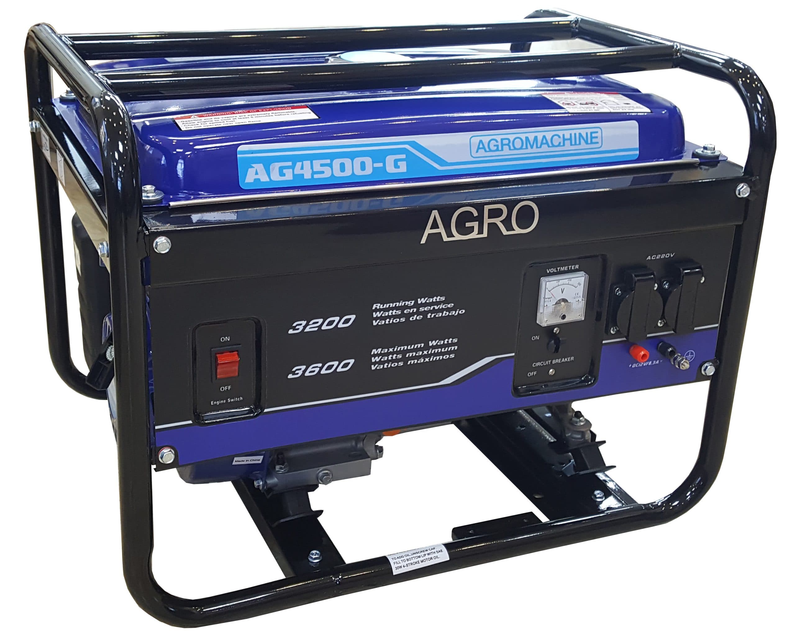 موتور برق کلاسیک بنزینی تک فاز 3.6KW هندلی اگرو ماشین مدل AG4500G