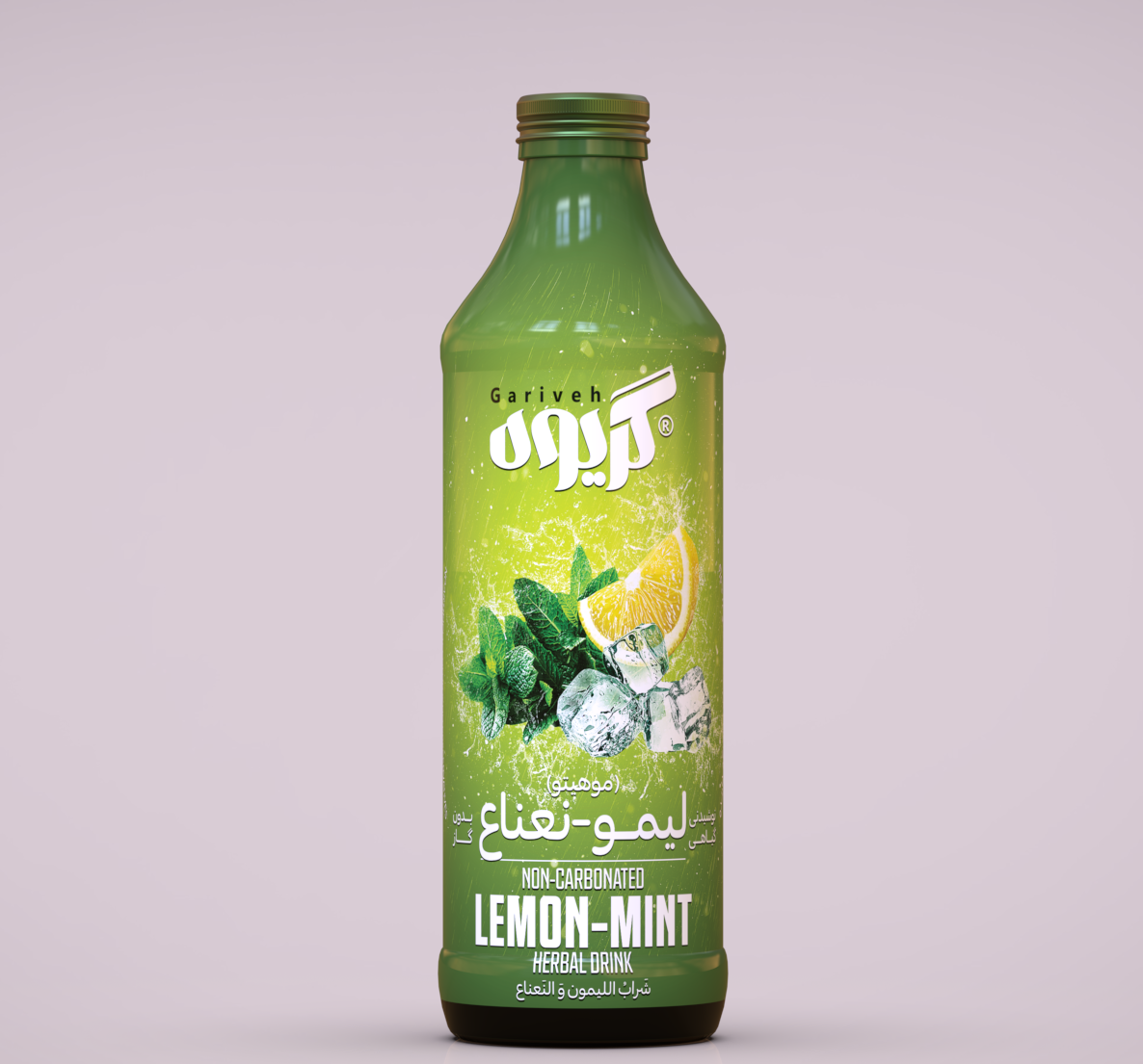نوشیدنی لیمو نعناع بدون گاز گریوه