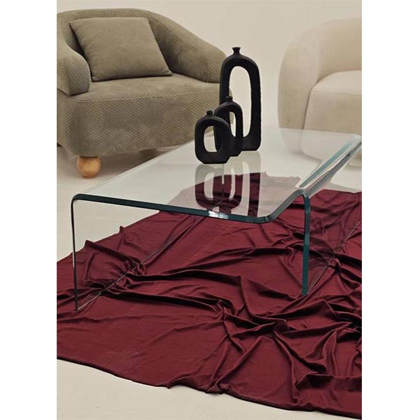 میز جلومبلی شیشه ای خم مدل tl53