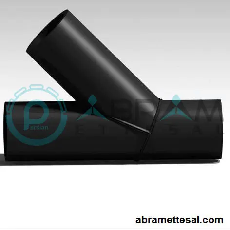 سه راهی پلی اتیلن دست ساز (مایتری) 45، 60 و 90 درجه
