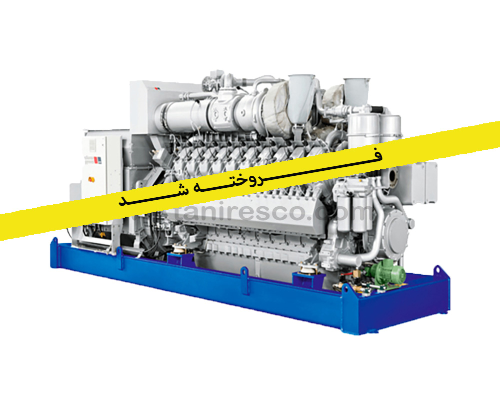 موتور ژنراتور گازی MTU -20V4000L63 دستگاه ۲ مگاواتی
