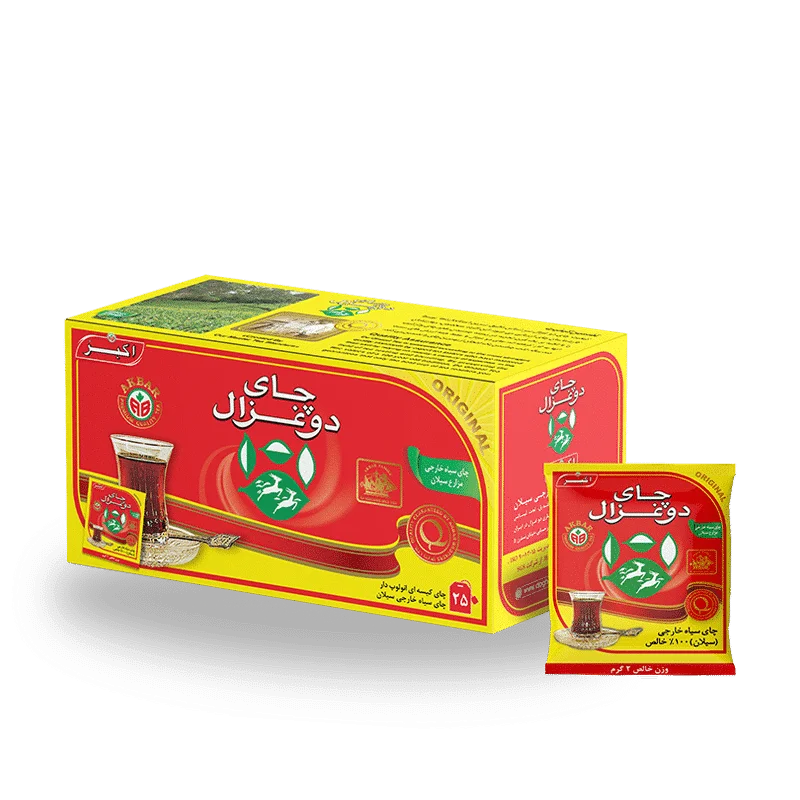 چای کیسه ای ساده 25 عدد انولوپ دار